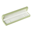 Leatherette Bracelet Box with Gold Accent and White Interior