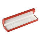 Leatherette Bracelet Box with Gold Accent and White Interior