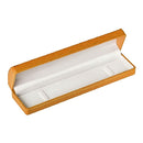 Leatherette Bracelet Box with Gold Accent and White Interior