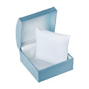 Leatherette Collar Watch Box with Gold Accent and White Interior