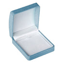 Leatherette Large Pendant Box with Gold Accent and White Interior