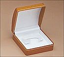 Leatherette Universal Box with Gold Accent and White Interior