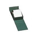 Textured Leatherette Pendant or Earring Box with Magnetic Closure and White Insert