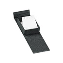 Textured Leatherette Single Earring Box with Magnetic Closure and White Insert