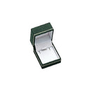 Textured Leatherette Pendant Box with Gold Accent