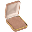 Velvet Large Pendant Box with Gold Rims and Matching Insert