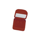 Velvet Square Single Earring Box with Matching Insert and White Satin Window