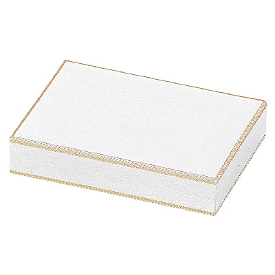 Leatherette Pearl & Necklace Box with Matching Insert and White Window