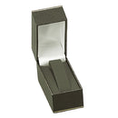 Leatherette Standing Bangle with Matching Insert and White Window