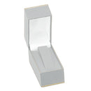 Leatherette Standing Bangle with Matching Insert and White Window