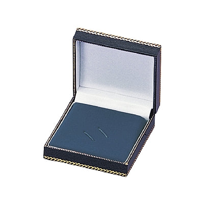 Leatherette Tie Clip Box with Matching Insert and White Window