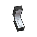 Lizard Skin Textured Leatherette Standing Bangle Box with White Interior