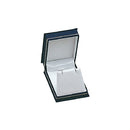 Lizard Skin Textured Leatherette Pendant or Earring Box with White Interior