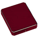 Leatherette Pearl Box with Gold Accent and Matching Insert