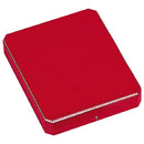 Leatherette Pearl Box with Gold Accent and Matching Insert