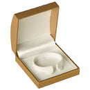 Paper Covered Universal Box with Gold Accent and White Interior