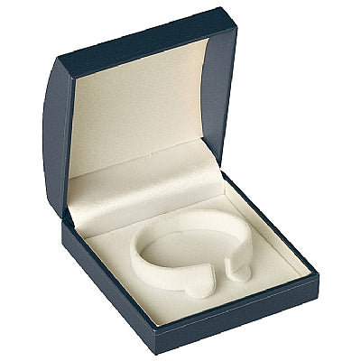 Paper Covered Universal Box with Gold Accent and White Interior