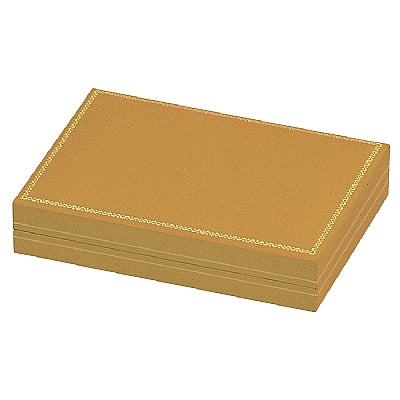 Paper Covered Pearl Box with Gold Accent