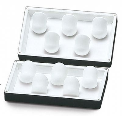 Double Tray with 10 Mens Ring Inserts