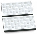 Double Tray with 36 Mens Ring Inserts