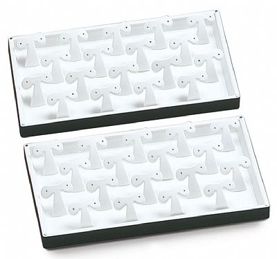 Double Tray with 36 Earring Inserts