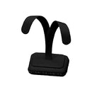 Leather Earring Display W- Rope Trimming