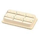 Leather Earring Display 6 W - Rope Trimming