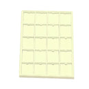 Leather Display Holds 20 Pendant - Earring Pads