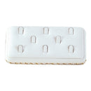 Leather Ring Display w- Rope Trimming