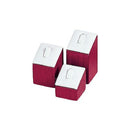 Leather & Wooden Ring Display