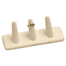 Leatherette 4 Finger Ring Display
