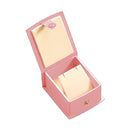 Textured Leatherette Single Earring Box