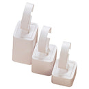 Leatherette Set 3 Bangle Towers