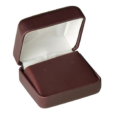 Leatherette Double Earring Box with Matching Leather-Feel Inserts