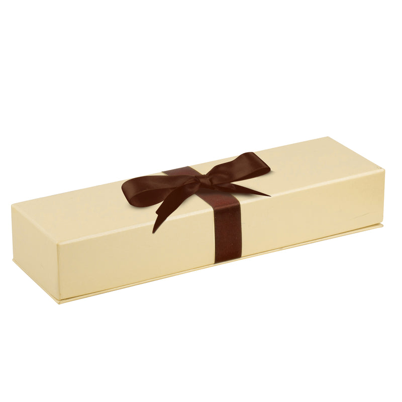 Leatherette Bracelet Box Leatherette Interior with Matching Ribboned Packer