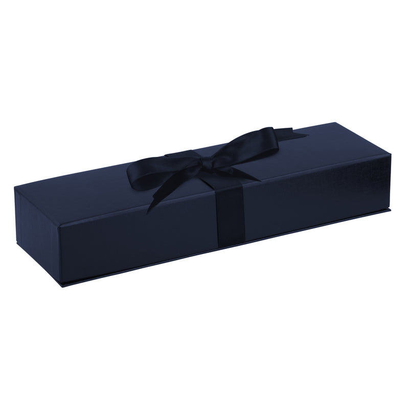 Leatherette Bracelet Box Leatherette Interior with Matching Ribboned Packer