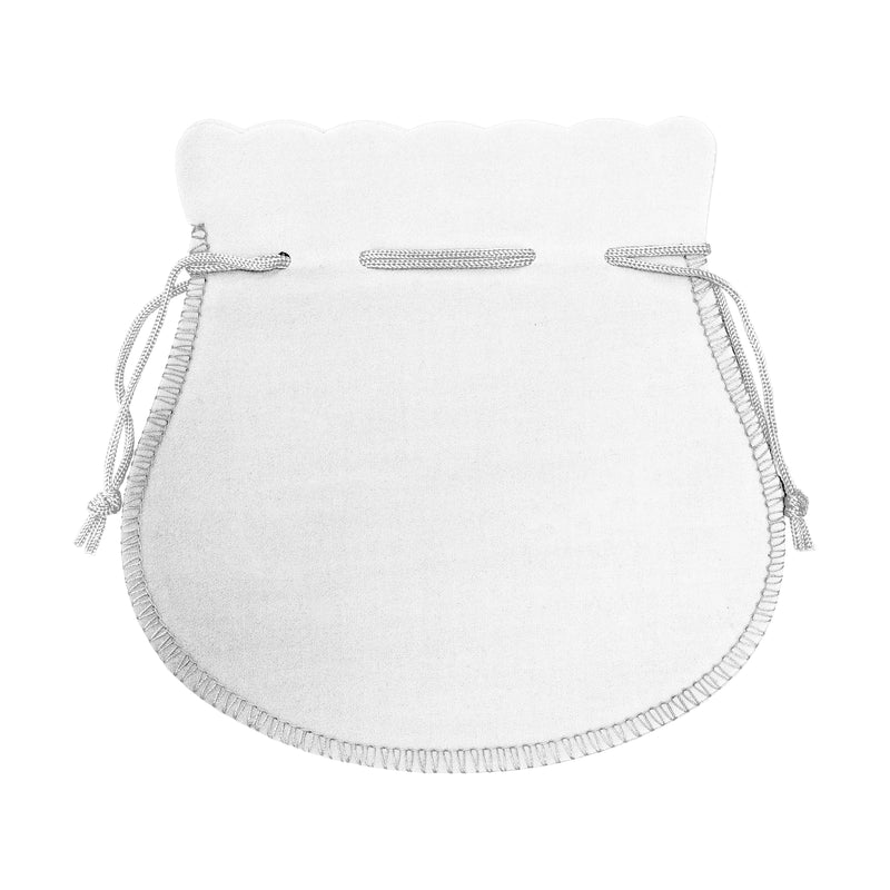 Round Suedine Pouch