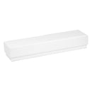 Rosewood Look Bracelet Box with White Leatherette Interior