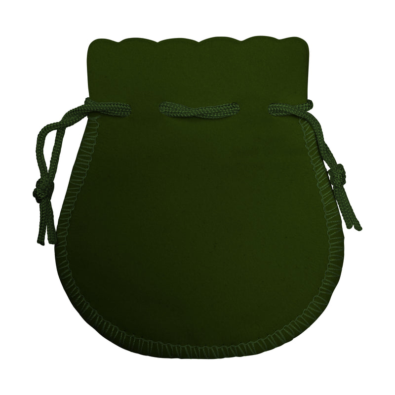 Round Suedine Pouch