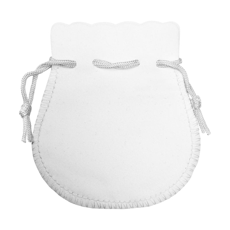 Round Suedine Pouch