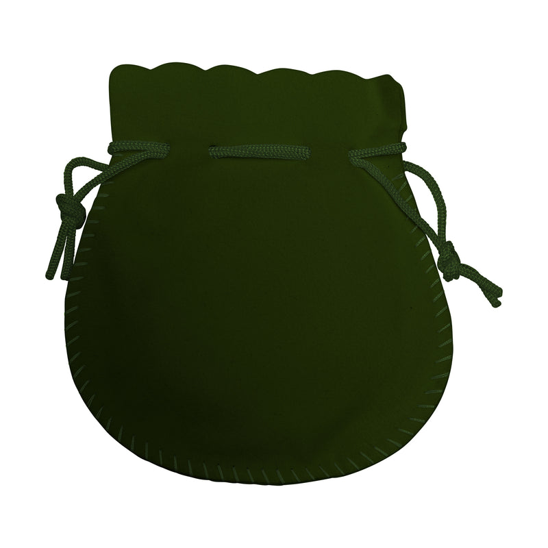 Round Suedine Pouch