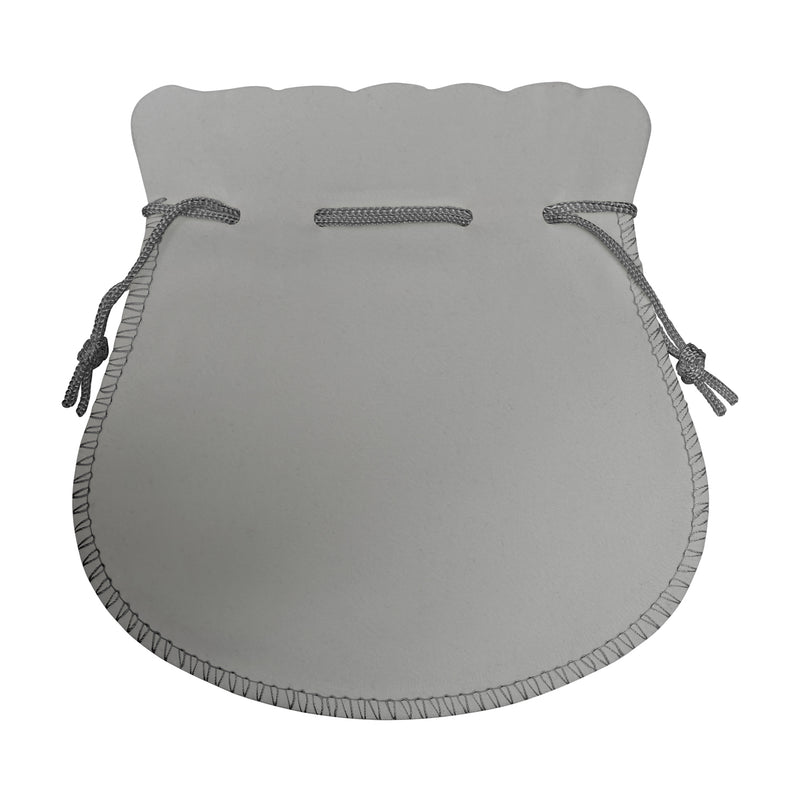 Round Suedine Pouch