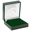 Paper Covered Hoop Earring Box with Gold Accent