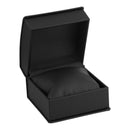 Leatherette Collar Watch Box Leatherette Interior with Matching Ribboned Packer