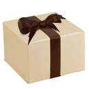 Leatherette Collar Watch Box Leatherette Interior with Matching Ribboned Packer