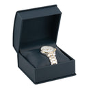 Leatherette Collar Watch Box Leatherette Interior with Matching Ribboned Packer