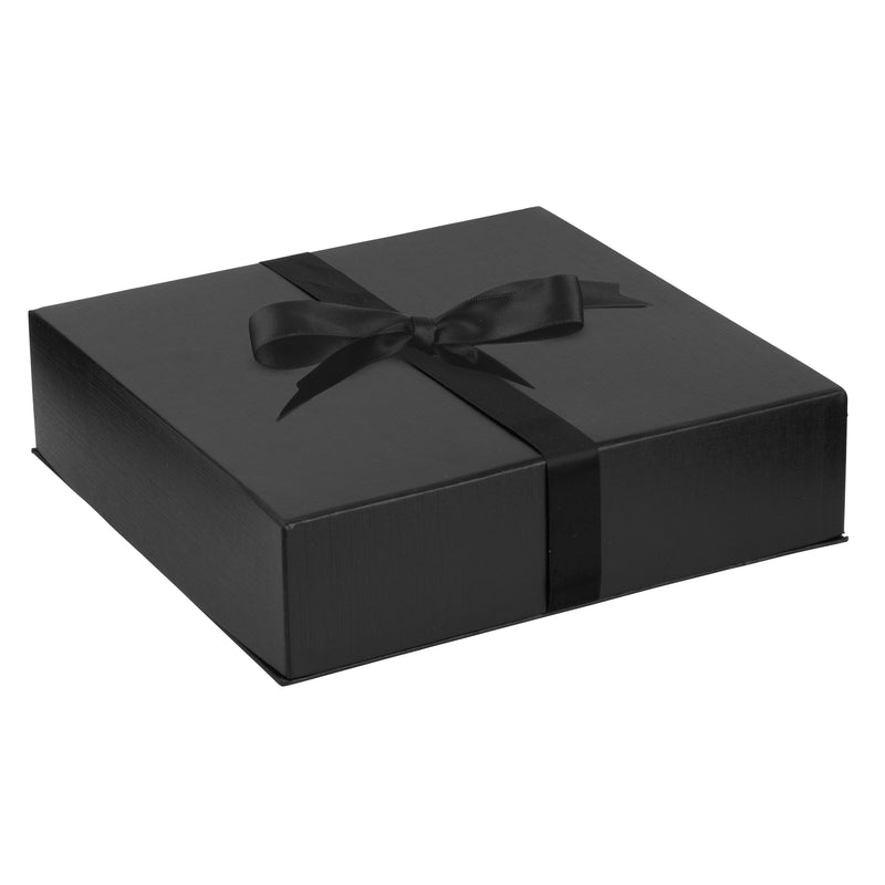 Leatherette Large Set Box Leatherette Interior with Matching Ribboned Packer