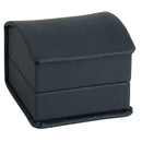 Leatherette Single Ring Box Leatherette Interior with Matching Ribboned Packer