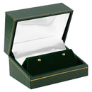 Paper Covered Large Cufflink Box with Gold Accent