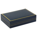 Paper Covered Pearl Box with Gold Accent